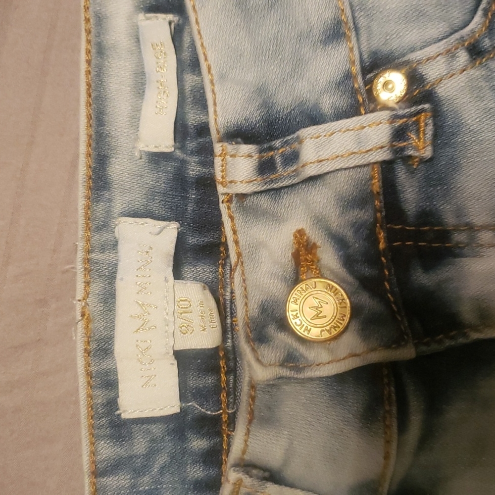 Juniors Nicki Minaj high rise jeans